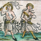 Woodcut of flagellants from the Nuremberg Chronicle of 1493.